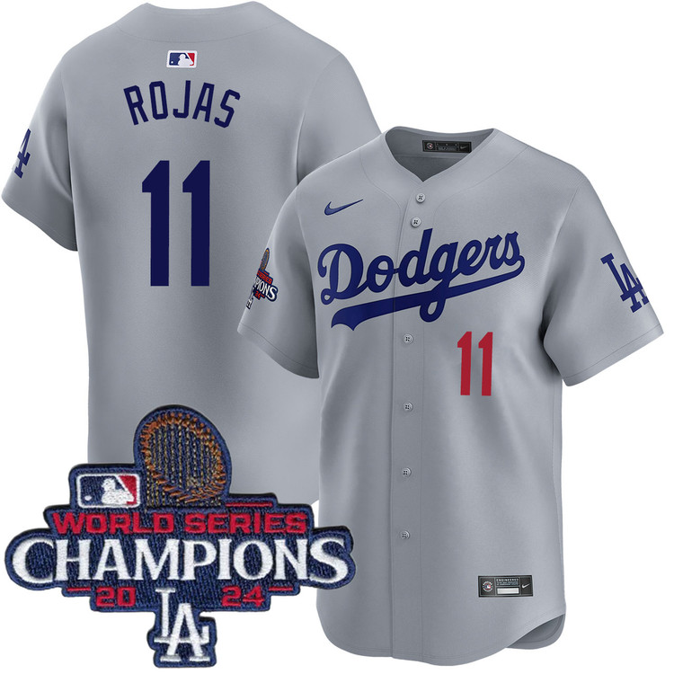 Miguel Rojas Los Angeles Dodgers Alternate Road Limited World Series Champions Jersey