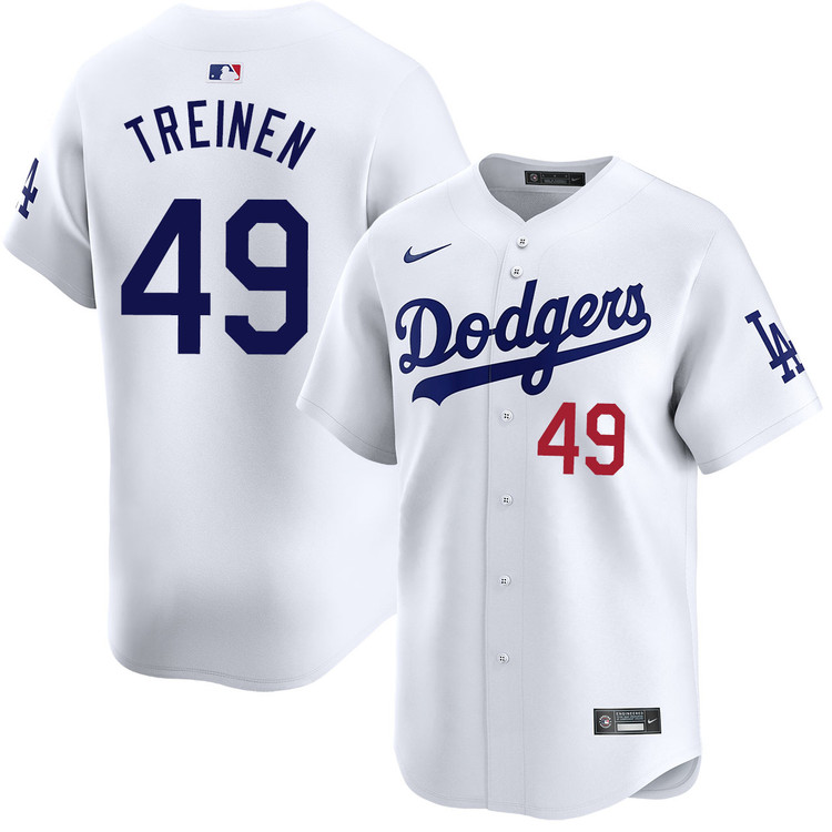Blake Treinen Los Angeles Dodgers Home Limited Jersey