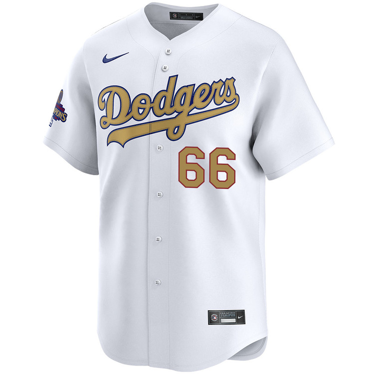 Tanner Scott Los Angeles Dodgers Home 2025 Gold Collection Limited Jersey