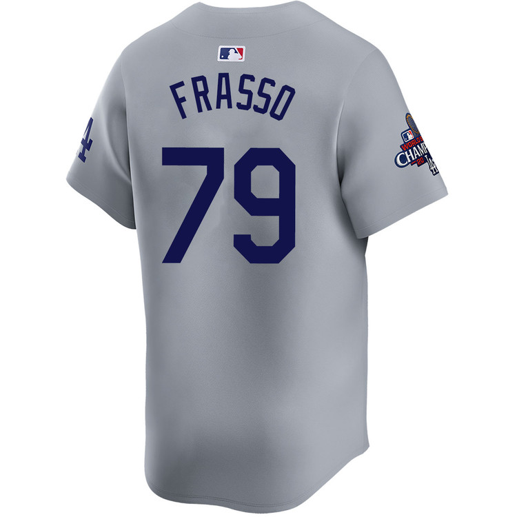 Nick Frasso Los Angeles Dodgers Alternate Road Limited World Series Champions Jersey