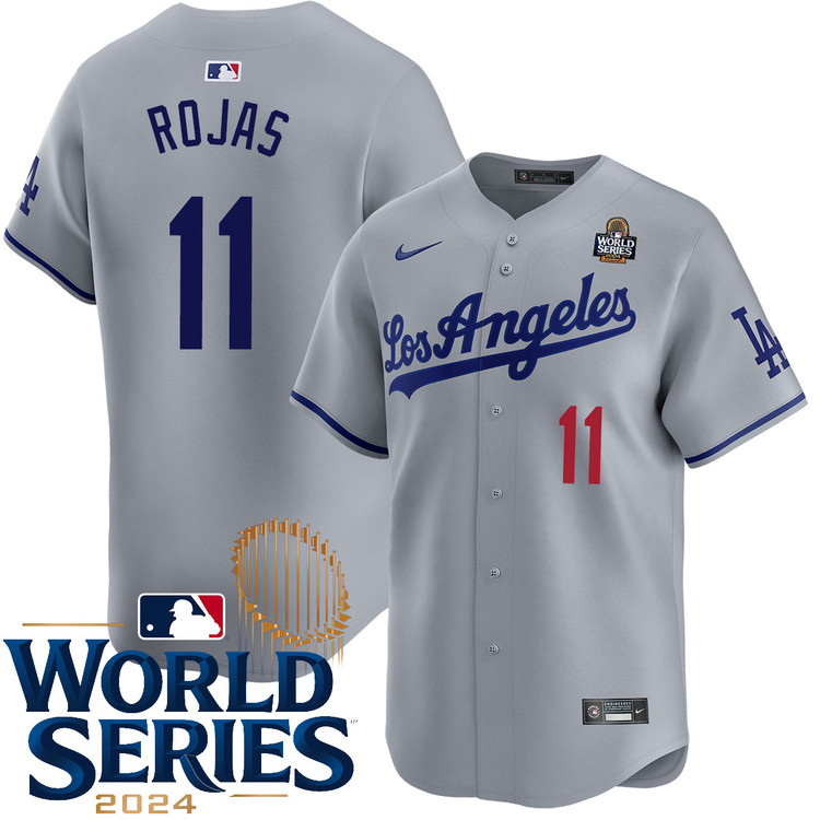 Miguel Rojas Los Angeles Dodgers Road Limited World Series Jersey