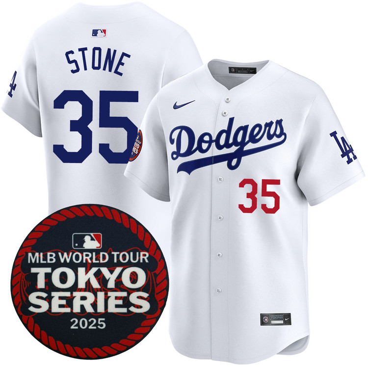 Gavin Stone Los Angeles Dodgers Home 2025 Tokyo Series Jersey