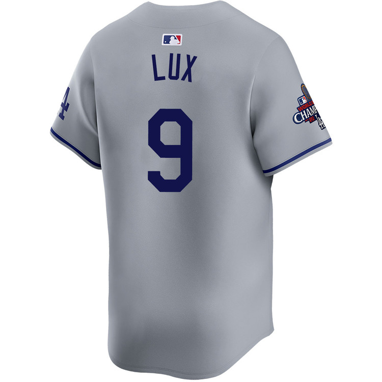 Gavin Lux Los Angeles Dodgers Road Limited World Series Champions Jersey