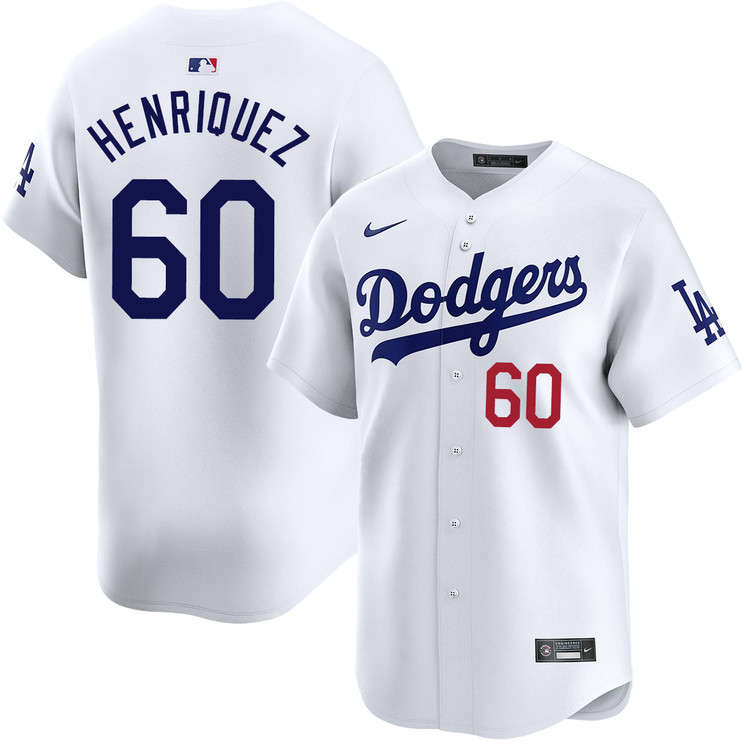 Edgardo Henriquez Los Angeles Dodgers Home Limited Jersey
