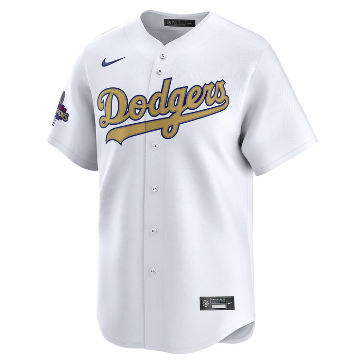 Los Angeles Dodgers Home 2025 Gold Collection Limited Jersey