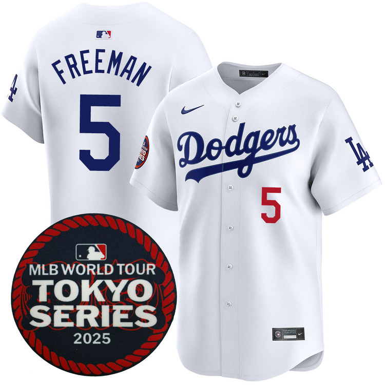 Freddie Freeman Los Angeles Dodgers Home 2025 Tokyo Series Jersey