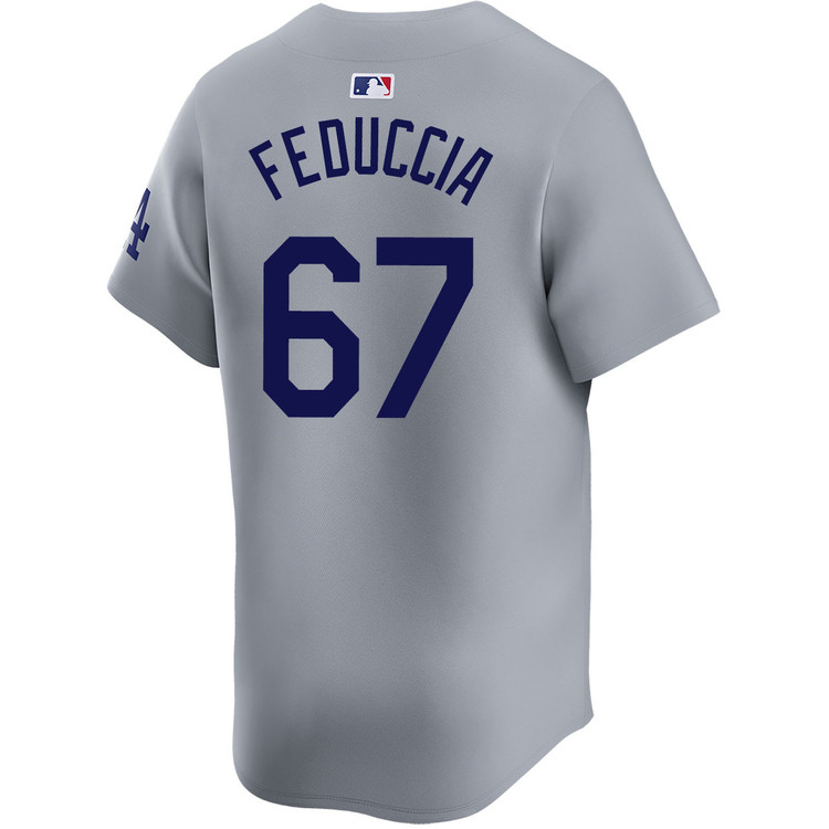 Hunter Feduccia Los Angeles Dodgers Alternate Road Limited World Series Jersey