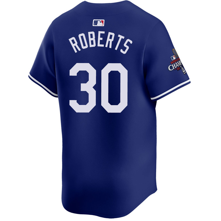 Dave Roberts Los Angeles Dodgers Alternate Royal Limited World Series Champions Jersey