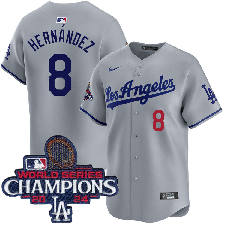 Enrique Hernandez Los Angeles Dodgers Road Limited World Series Champions Jersey