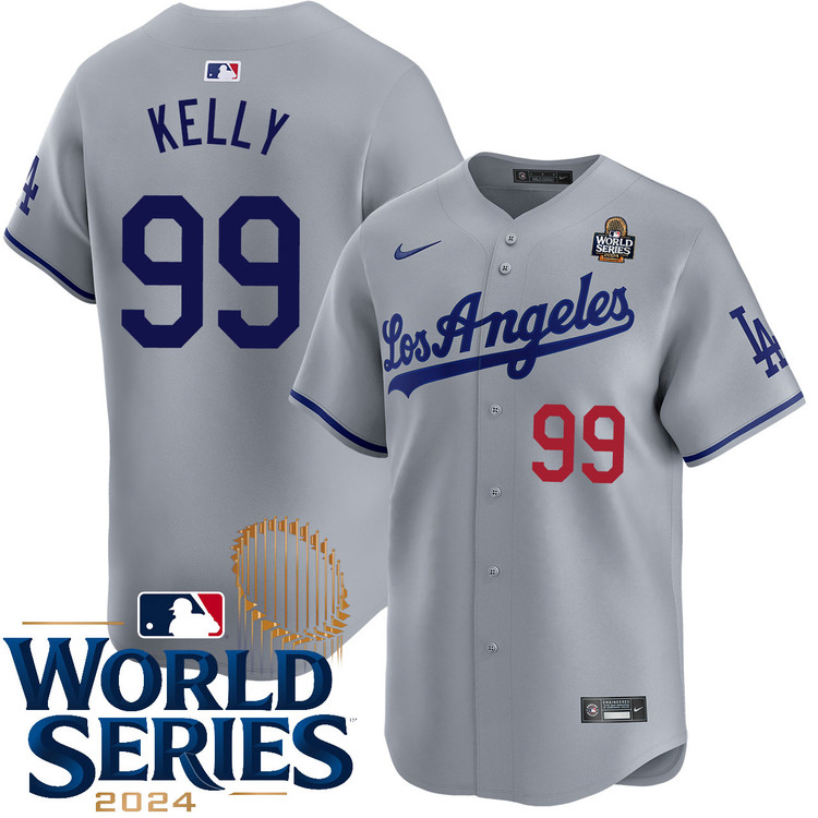 Joe Kelly Los Angeles Dodgers Road Limited World Series Jersey