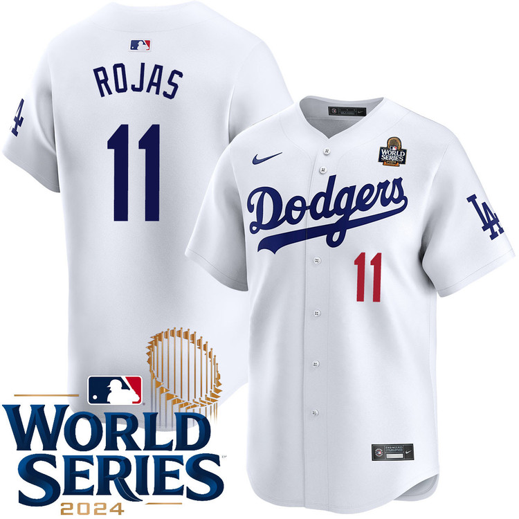 Miguel Rojas Los Angeles Dodgers Home Limited World Series Jersey