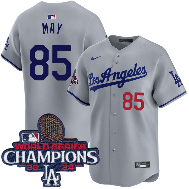 Dustin May Los Angeles Dodgers Road Limited World Series Champions Jersey