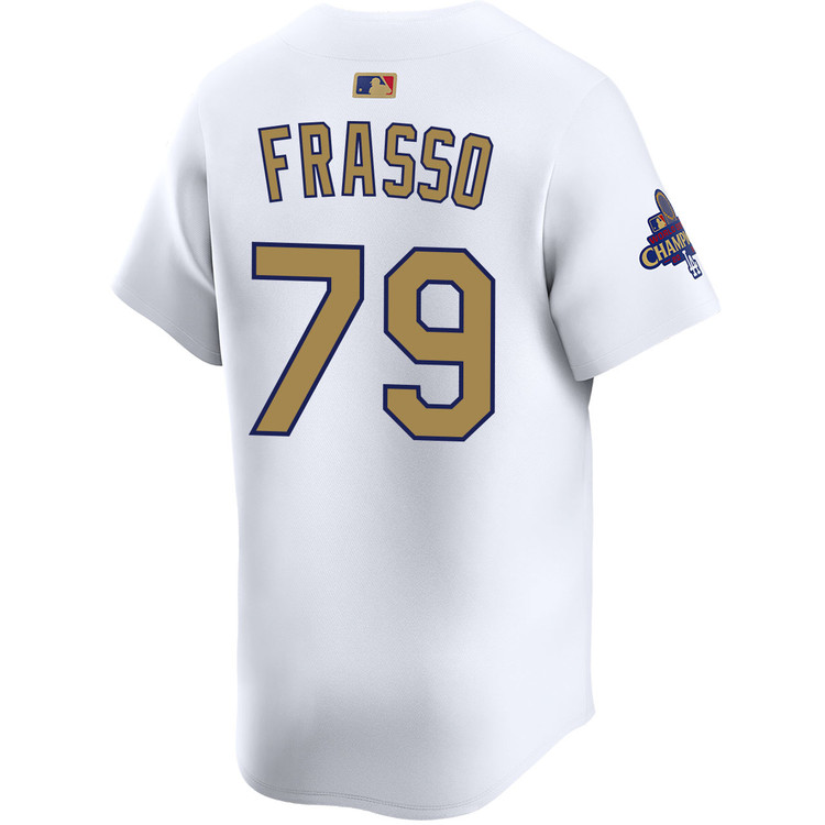 Nick Frasso Los Angeles Dodgers Home 2025 Gold Collection Limited Jersey