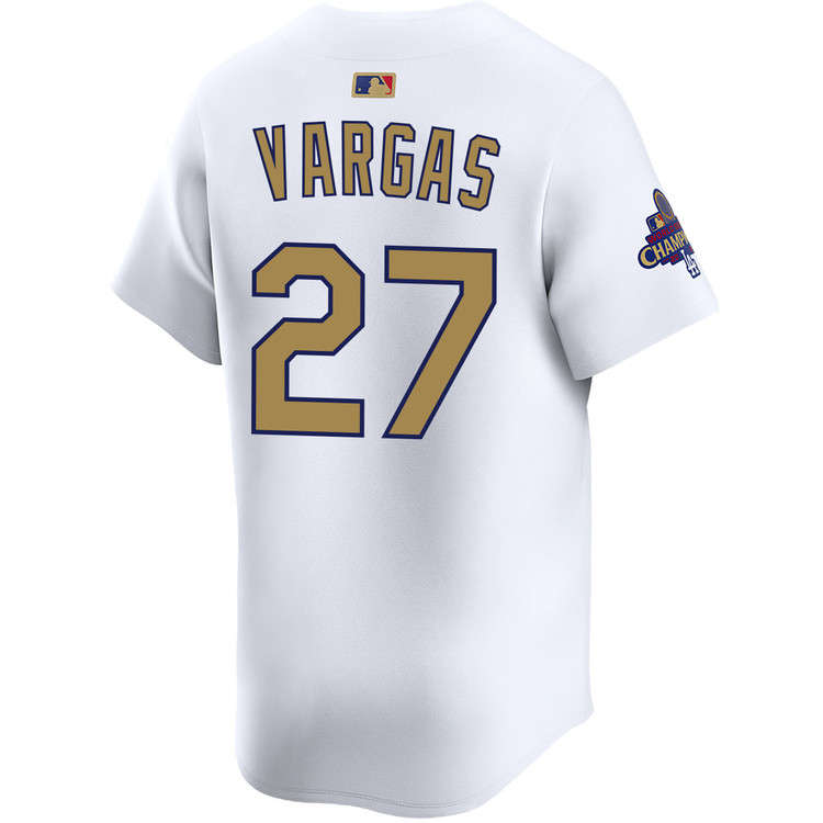 Miguel Vargas Los Angeles Dodgers Home 2025 Gold Collection Limited Jersey