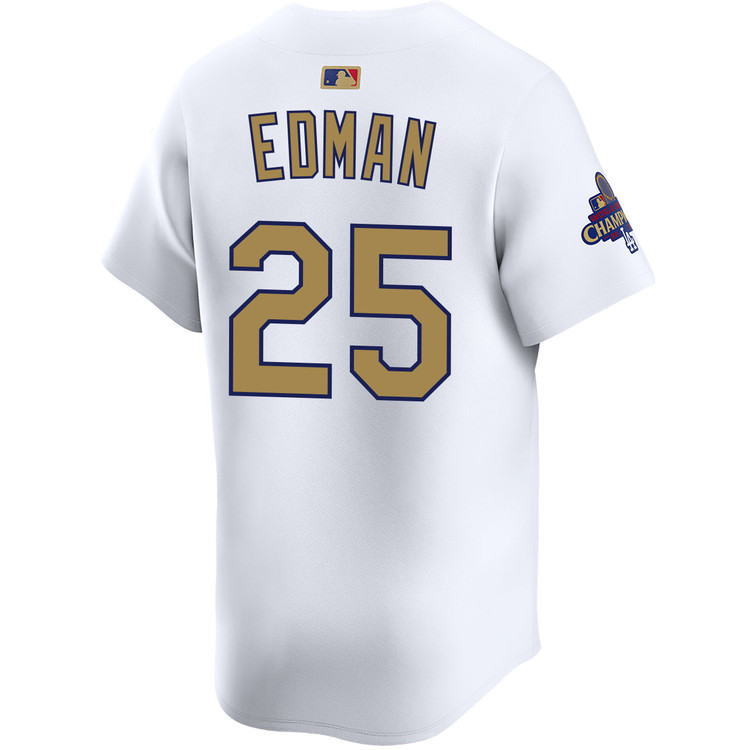 Tommy Edman Los Angeles Dodgers Home 2025 Gold Collection Limited Jersey