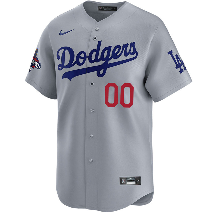 Los Angeles Dodgers Personalized Alternate Road Limited World Series Champions Jersey