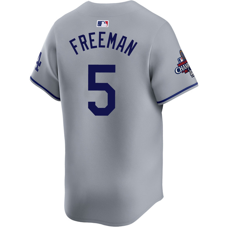 Freddie Freeman Los Angeles Dodgers Road Limited World Series Champions Jersey