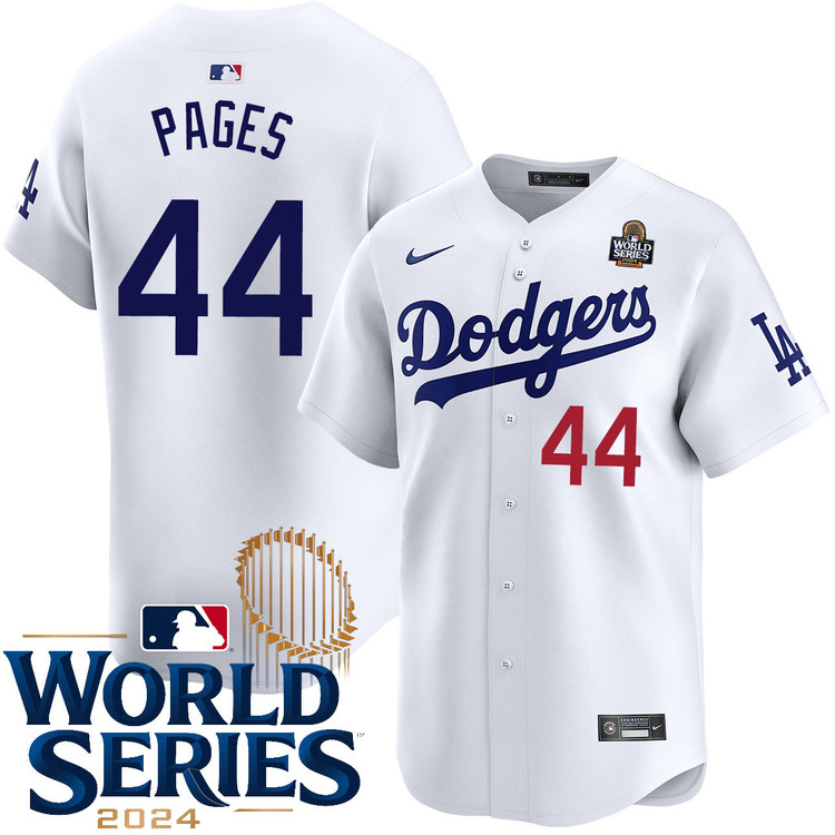 Andy Pages Los Angeles Dodgers Home Limited World Series Jersey