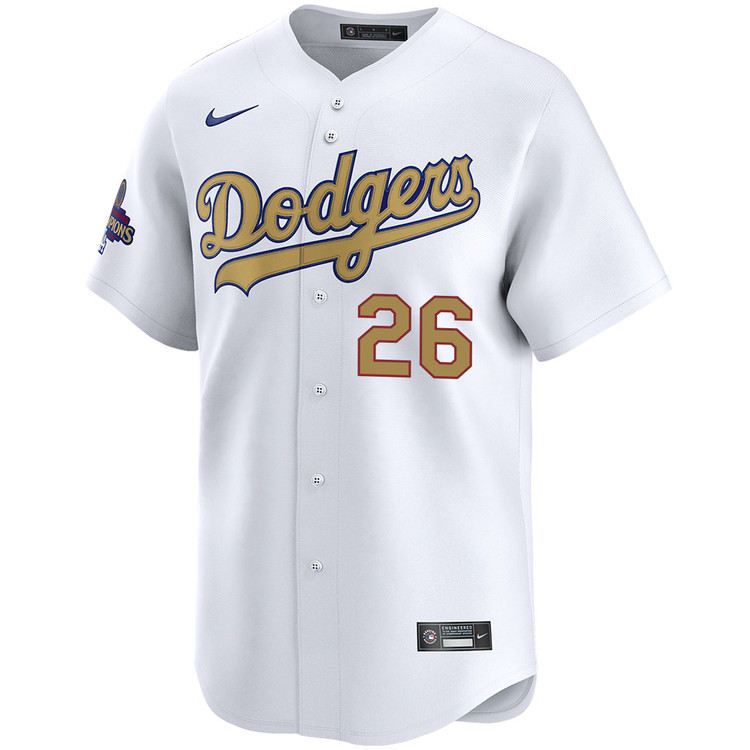 Tony Gonsolin Los Angeles Dodgers Home 2025 Gold Collection Limited Jersey