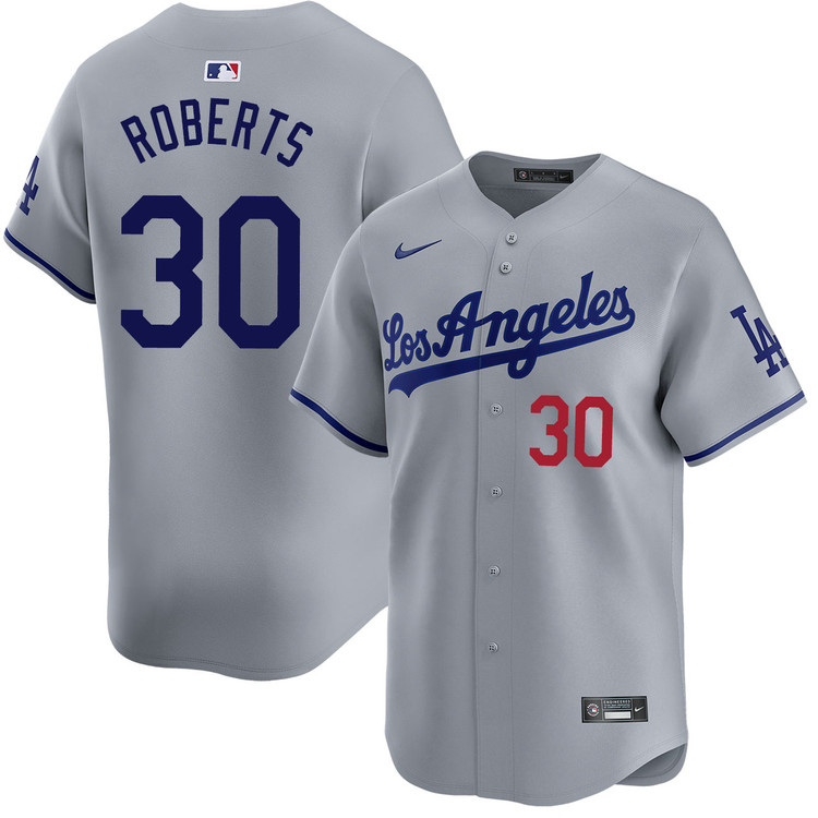 Dave Roberts Los Angeles Dodgers Road Limited Jersey