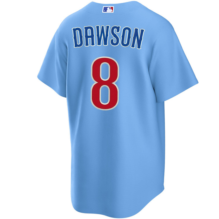 Andre Dawson Chicago Cubs Blues Alternate Jersey