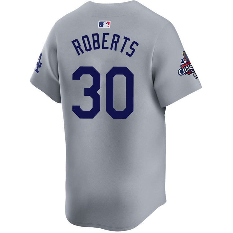 Dave Roberts Los Angeles Dodgers Alternate Road Limited World Series Champions Jersey