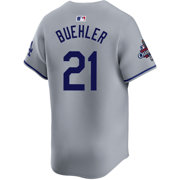 Walker Buehler Los Angeles Dodgers Road Limited World Series Champions Jersey