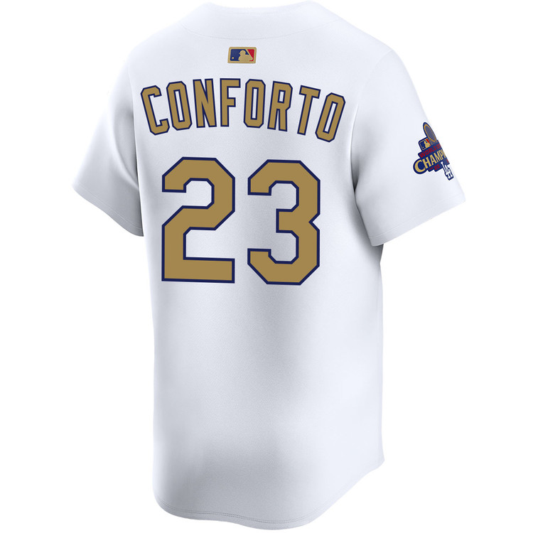 Michael Conforto Los Angeles Dodgers Home 2025 Gold Collection Limited Jersey