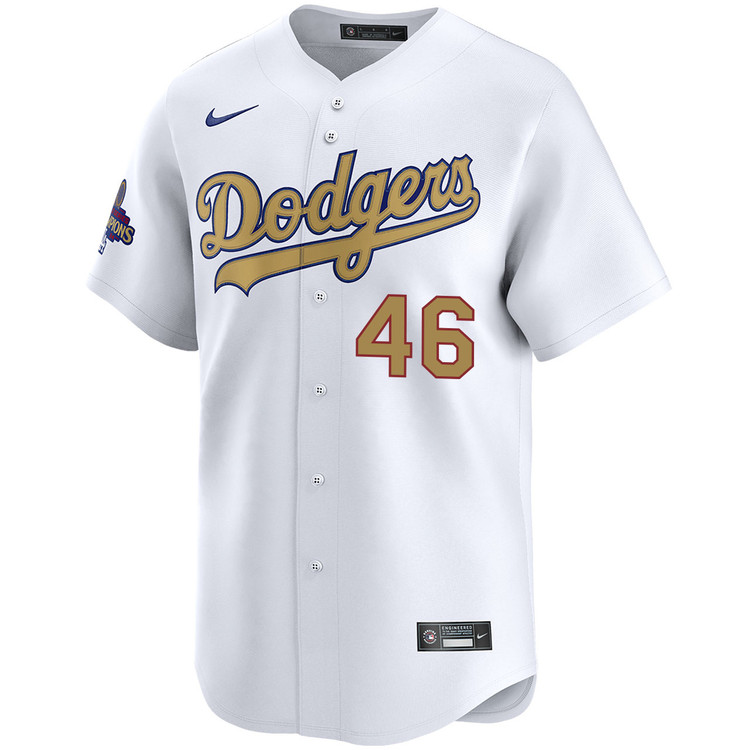 Yohan Ramirez Los Angeles Dodgers Home 2025 Gold Collection Limited Jersey