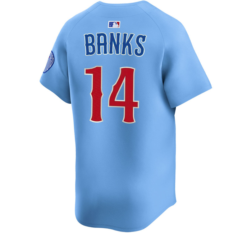 Ernie Banks Chicago Cubs Youth Blues Alternate Limited Jersey