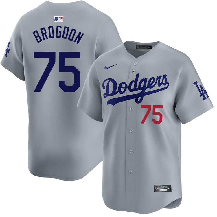 Connor Brogdon Los Angeles Dodgers Alternate Road Limited Jersey