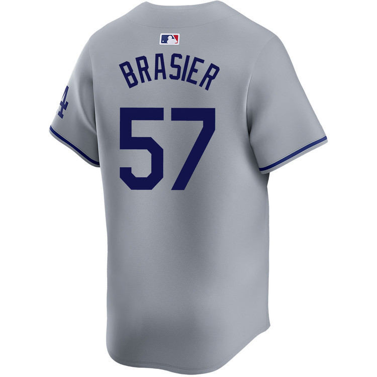 Ryan Brasier Los Angeles Dodgers Road Limited Jersey