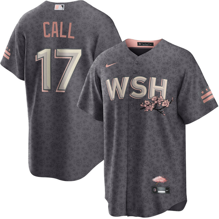 Alex Call Washington Nationals City Connect Jersey