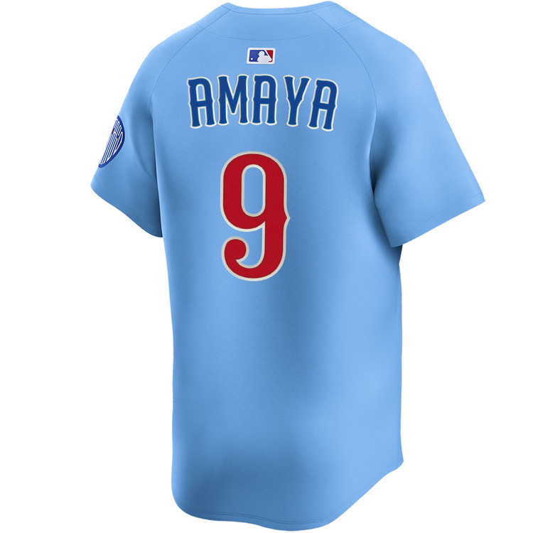 Miguel Amaya Chicago Cubs Blues Alternate Limited Jersey