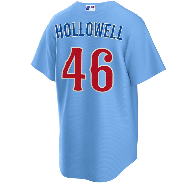 Gavin Hollowell Chicago Cubs Blues Alternate Jersey
