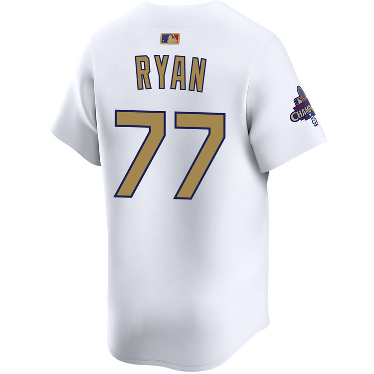River Ryan Los Angeles Dodgers Home 2025 Gold Collection Limited Jersey