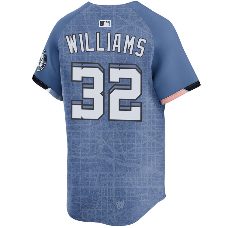Trevor Williams Washington Nationals City Connect 2.0 Limited Jersey