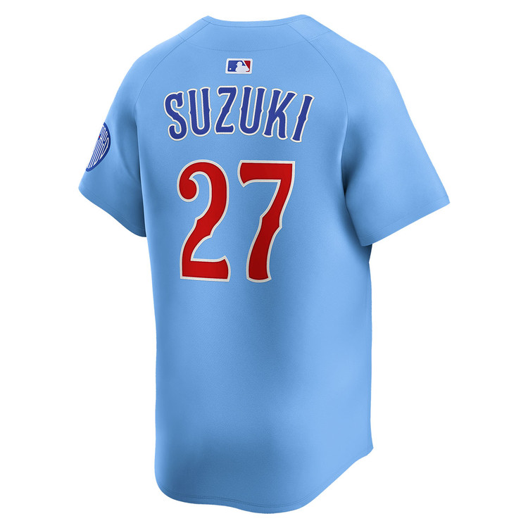 Seiya Suzuki Chicago Cubs Youth Blues Alternate Limited Jersey