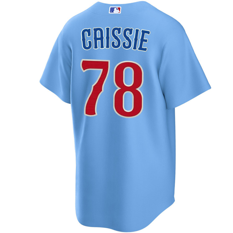 Owen Caissie Chicago Cubs Blues Alternate Jersey