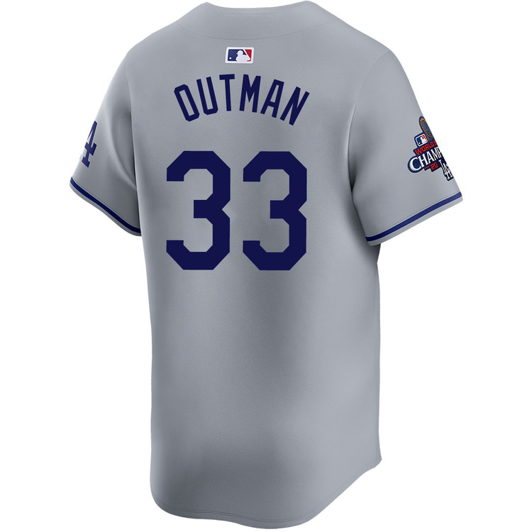James Outman Los Angeles Dodgers Road Limited World Series Champions Jersey