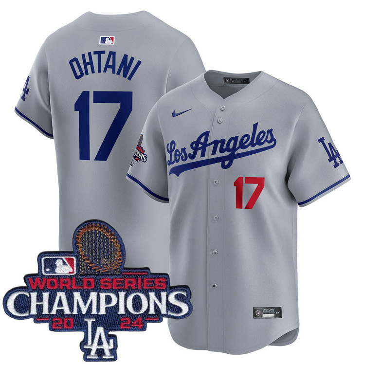 Shohei Ohtani Los Angeles Dodgers Road Limited World Series Champions Jersey