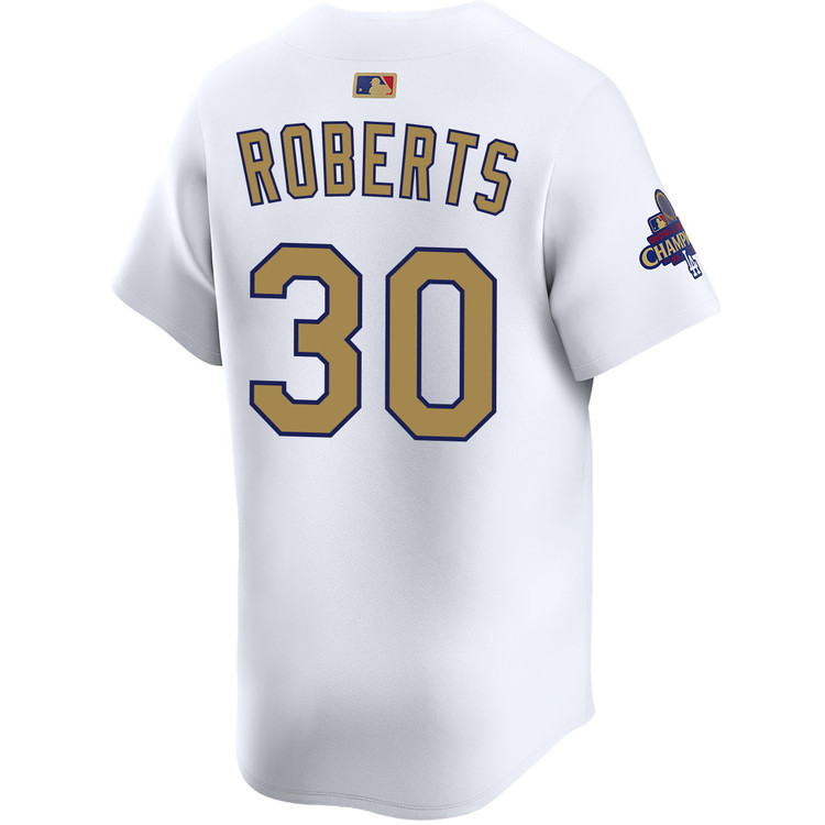 Dave Roberts Los Angeles Dodgers Home 2025 Gold Collection Limited Jersey