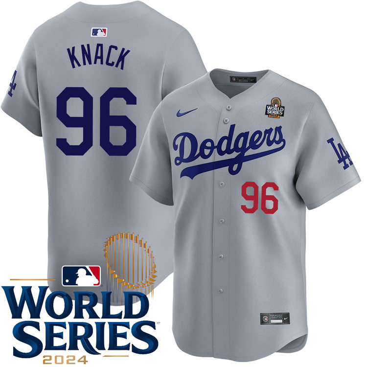 Landon Knack Los Angeles Dodgers Alternate Road Limited World Series Jersey