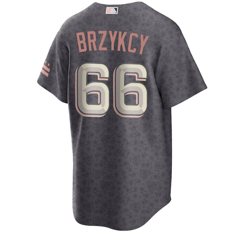 Zach Brzykcy Washington Nationals City Connect Jersey