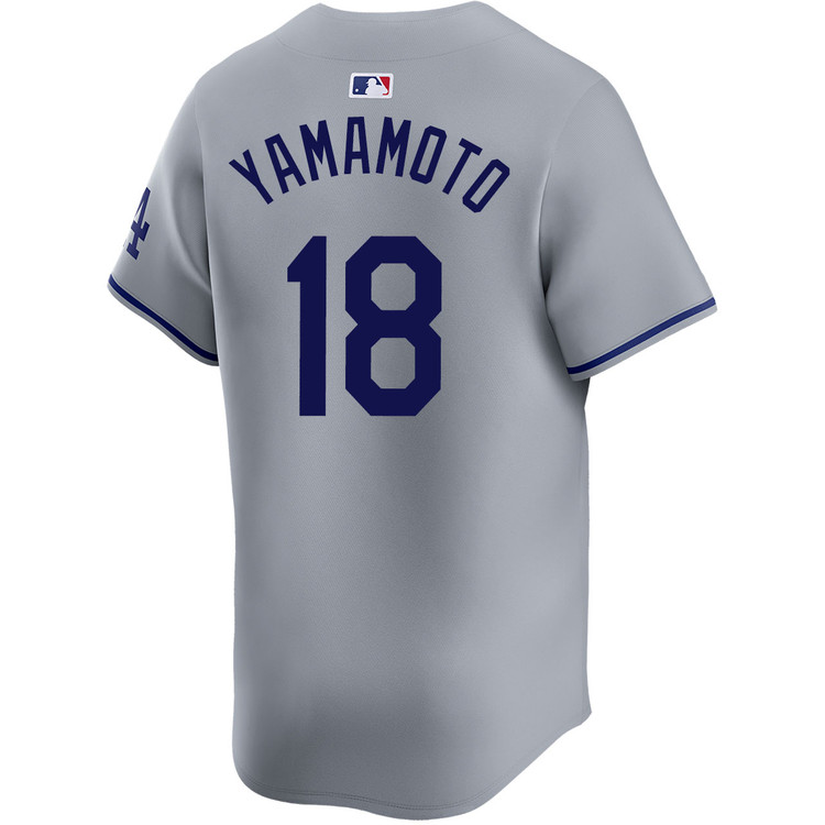 Yoshinobu Yamamoto Los Angeles Dodgers Road Limited World Series Jersey