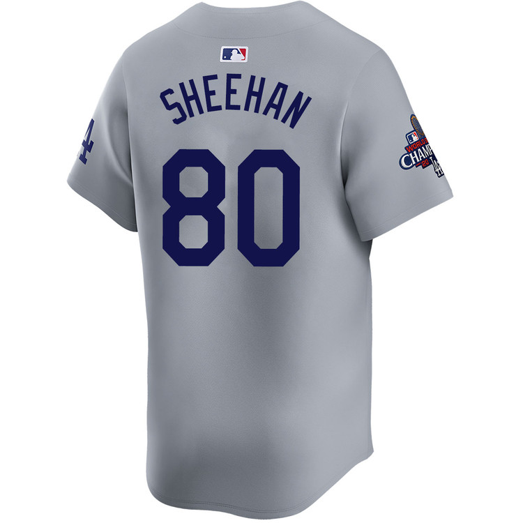 Emmet Sheehan Los Angeles Dodgers Alternate Road Limited World Series Champions Jersey