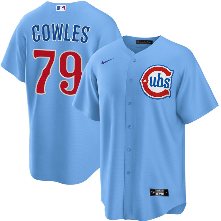 Benjamin Cowles Chicago Cubs Blues Alternate Jersey