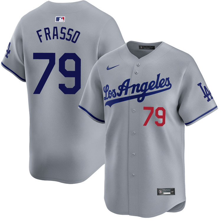 Nick Frasso Los Angeles Dodgers Road Limited Jersey