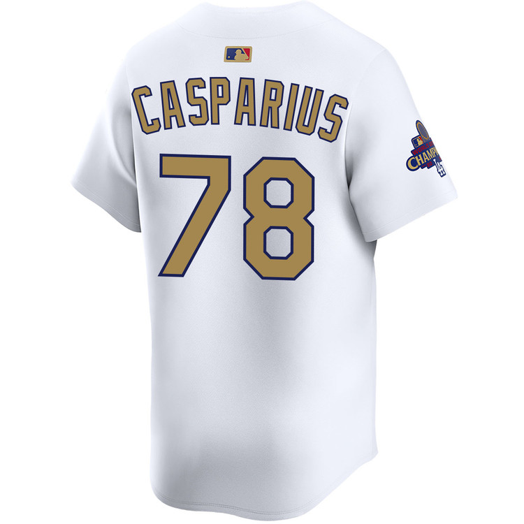 Ben Casparius Los Angeles Dodgers Home 2025 Gold Collection Limited Jersey