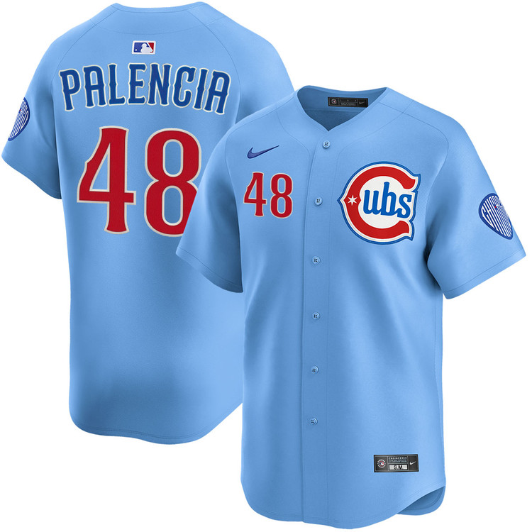 Daniel Palencia Chicago Cubs Blues Alternate Limited Jersey